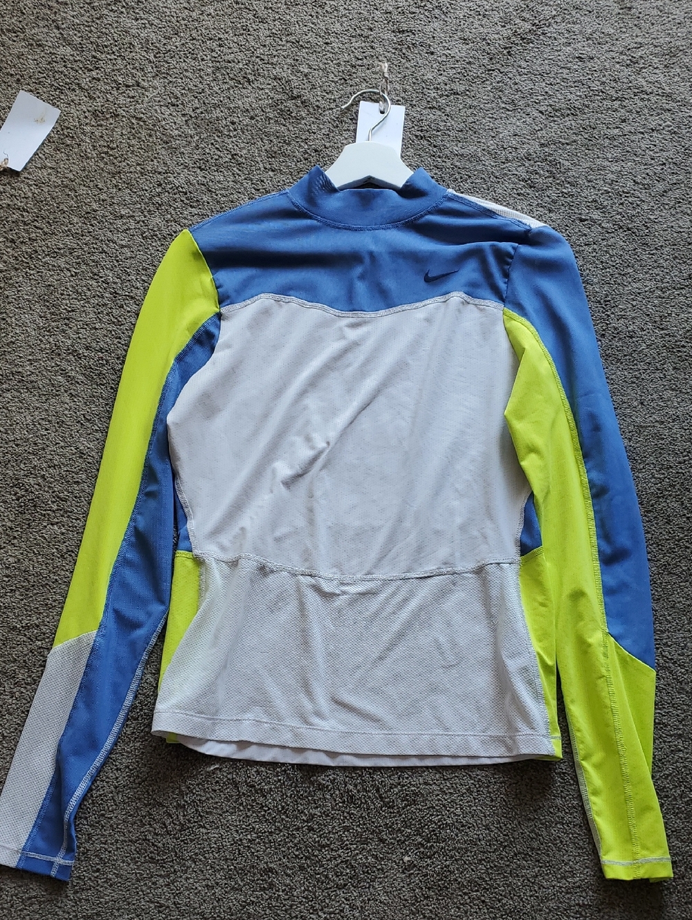 Nike Pro Hypercool Light Blue Athletic Top